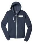 Barefoot Fitness Bella + Canvas Unisex Sponge Fleece Full-Zip Hoodie