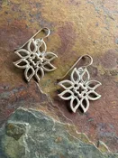 Estara Silver Earrings - made to order — K. DiResta Design