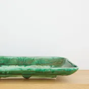 Natural Stoneware Tray — Kimberly Rider Interiors