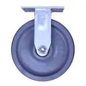 10 Inch Heavy Duty Kingpinless Rigid Caster with Rubber Wheel