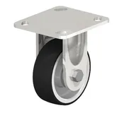 BKSX-POEV 100XKA-14-SG   4″x 1-1/2” Rigid Caster  Load Capacity 330 lbs Plain Bore