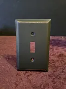 Aged Bronze Finish Light Switch Cover — Orr-Reed  Est. 1946