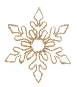 18" Gold Snowflake Ornament
