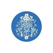 Blue Flower Bouquet Seedlings Coaster