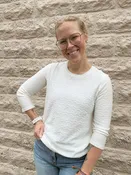 3/4 Sleeve Crew Neck Knit Top - French Vanilla by Liverpool