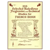 335 Selected Melodious Progressive & Technical Studies Book 1 for Horn by Pottag