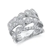1.54ct 14k White Gold Diamond Lady's Ring