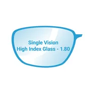 Single Vision High Index Glass 1.80 Lenses