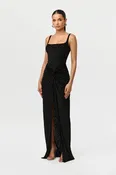 Burnout Twist Maxi Skirt