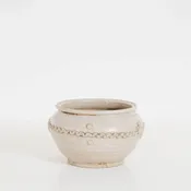 19th Century Olive Glaze Pot with Molded Dragon Design — ROBERT KUO