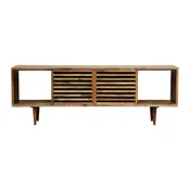 The Cielo Media Cabinet – 72" | Mid-Century Modern Cabinet with Slider Doors