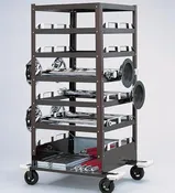 18 Storage Cart For Barriers Stanchions | Model 3035