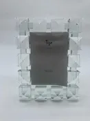 5x7 CRYSTAL GLASS SQUARE DIAMOND FRAME