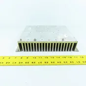 05T00893-0110 10.5 x 8.5" Aluminum Fin Style Heat Sink Mounting Surface 2-1/4" H