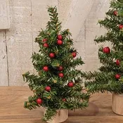 100/Pkg - Red Berry Sprigs - 1/4"