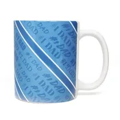 #1 Dad Striped Mug
