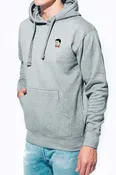 HANDSOMEBOY® MASON VARSITY HOODY - GREY