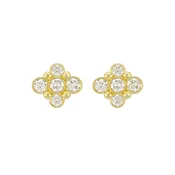 'Anderson' Diamond Studs with Beads