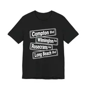 Compton Streets Unisex Jersey Short Sleeve Tee