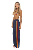 5 STRIPE WIDE LEG WOMEN'S POCKET SWEATPANT