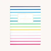 2026-2027 Softcover Monthly Simplified Planner - Happy Stripe