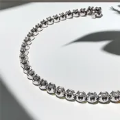 2 Carat Diamond Tennis Bracelet 14kt White Gold