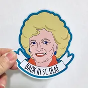 ASC Back in St. Olaf Sticker