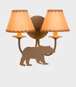 Bear Double Sconce