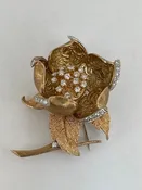 Hammerman Flower Brooch