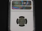 1949 Israel 25P Coin, With Pearl! NGC-MS65! (010)
