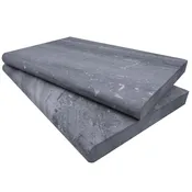Aegean Grey Marble Sand Blasted 14x24x2 Single Bullnose Coping