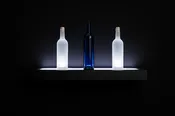 12″ LumaLux Wall-Mounted LED Floating Shelf | Smart RGB Display + Hidden Brackets + 2 ⅞″ Tall