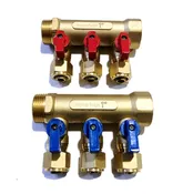 3-Port Classic Brass Manifold for 1/2" Pex-Al-Pex