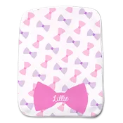 Bows Burp Cloth
