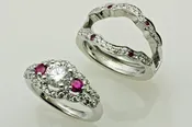1. Wedding Ring Guard for Vintage Solitaire Engagement Ring