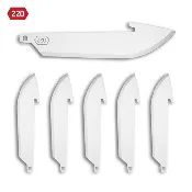 2.2" DROP POINT BLADES | 6-PACK