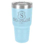 30 oz. Stainless Steel Vacuum Insulated Ringneck Tumbler with Clear Lid