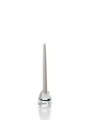 10" Taupe Taper Candles – Set of 12