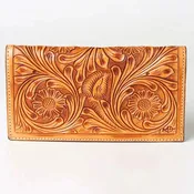 Big Clutch Wallet Hand Tooled
