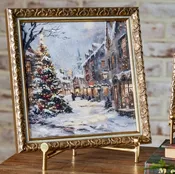 10x10 Christmas Town Frame