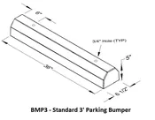 BMP3 Standard 3’ Parking Bumper