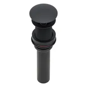 1 1/2" Non-Overflow Pop-up Bathroom Sink Drain in Matte Black
