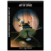 2027 Vintage Art of Space Deluxe Calendar 11″x15″