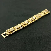 18k Yellow & Rose Gold Retro Bracelet