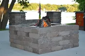 24" square SST fire pit insert, campfire fun pit