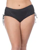 24th and Ocean Plus Size Adjustable Brief Swim Bottom