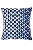 African Indigo Resist Dyed Pillow with Insert