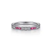 Diamond & Ruby Stackable