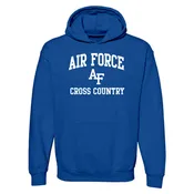 Air Force Academy Arch Logo Cross Country Hoodie - Royal