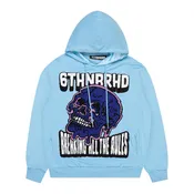 6Th Nbrhd Broken Rules Men's Hoodie Sky Blue